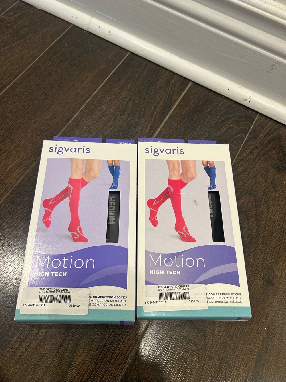 Sigvaris Motion High Tech Women’s Knee-High Compression Socks in Bright Pink
